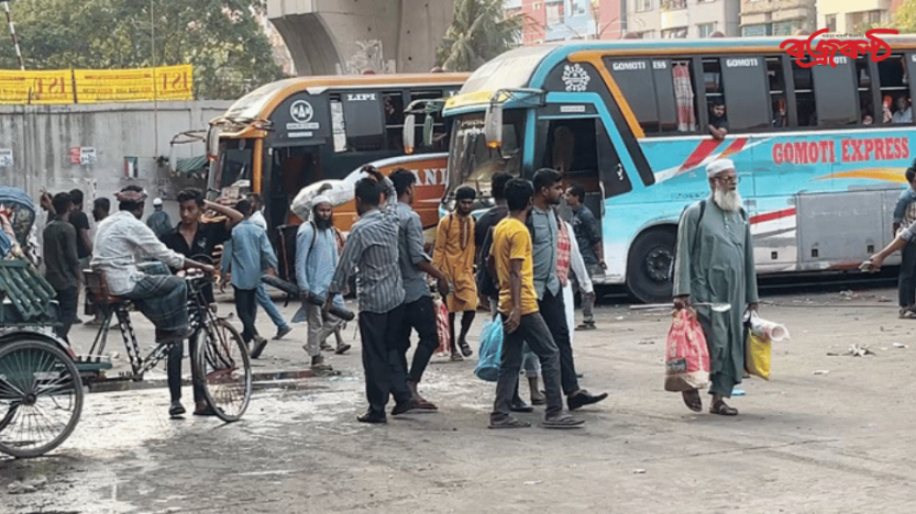 স্বস্তির ঈদযাত্রা, কাউন্টারে নেই বাড়তি চাপ