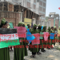 দৌলতপুরে ইসরাইলের বর্বরতা নিশংস হত্যা ফিলিস্তিনিদের দেশত্যাগ বাধ্য হত্যার প্রতিবাদে মানববন্ধন ও বিক্ষোভ মিছিল