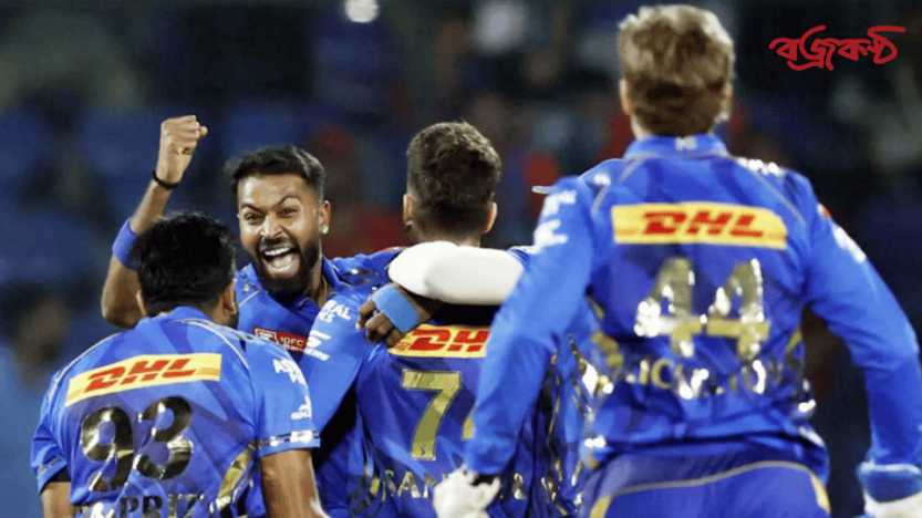 টানা তিন রানআউটে দিল্লিকে থামিয়ে মুম্বাইর শ্বাসরুদ্ধকর জয়