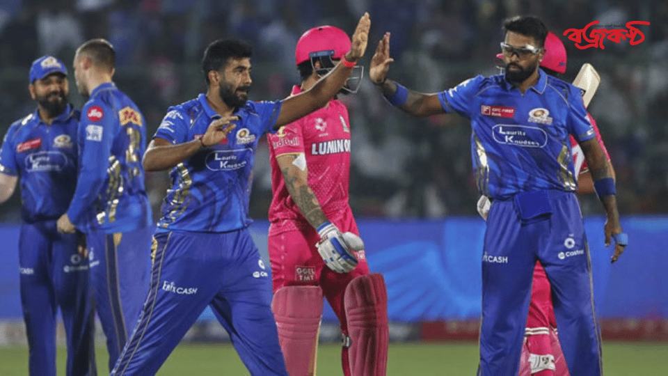 চেন্নাইয়ের পর রাজস্থানেরও বিদায়, শীর্ষে মুম্বাই