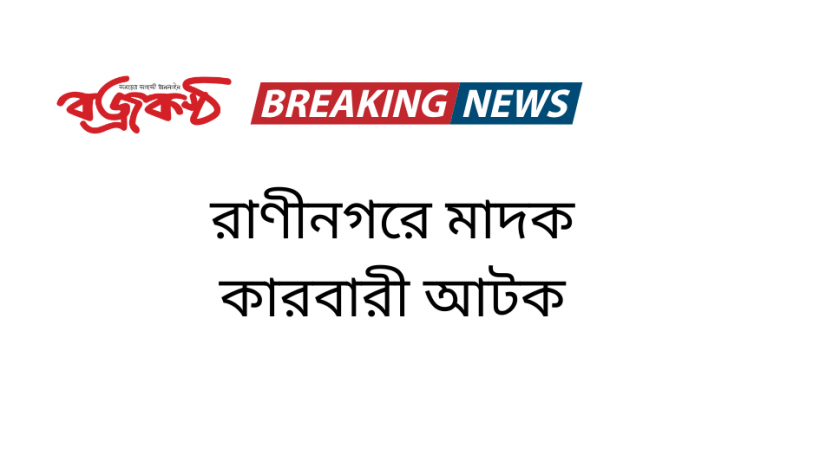 রাণীনগরে মাদক কারবারী আটক