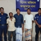 সুনামগঞ্জের জগন্নাথপুর থানা-পুলিশর বিশেষে অভিযান।। পরোয়ানাভুক্ত আসামি সহ গ্রেফতার-৩