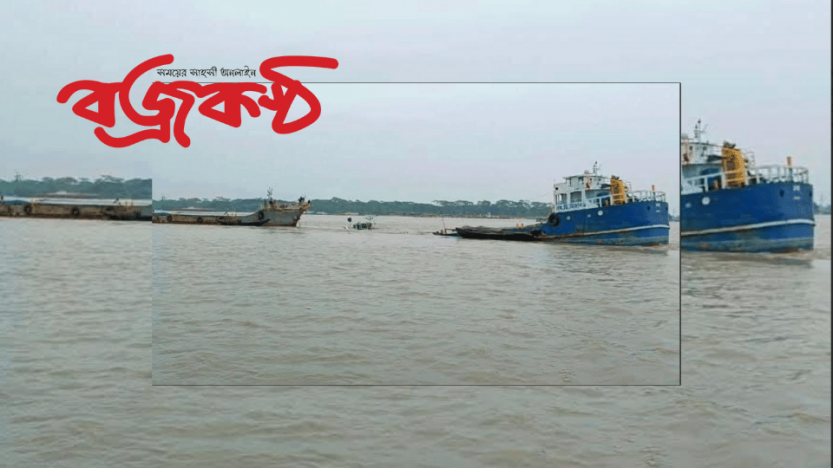 মোংলায় ৩৬ ঘন্টা পার হলেও ডুবন্ত   কার্গো জাহাজ উদ্ধারে অগ্রগতি নেই