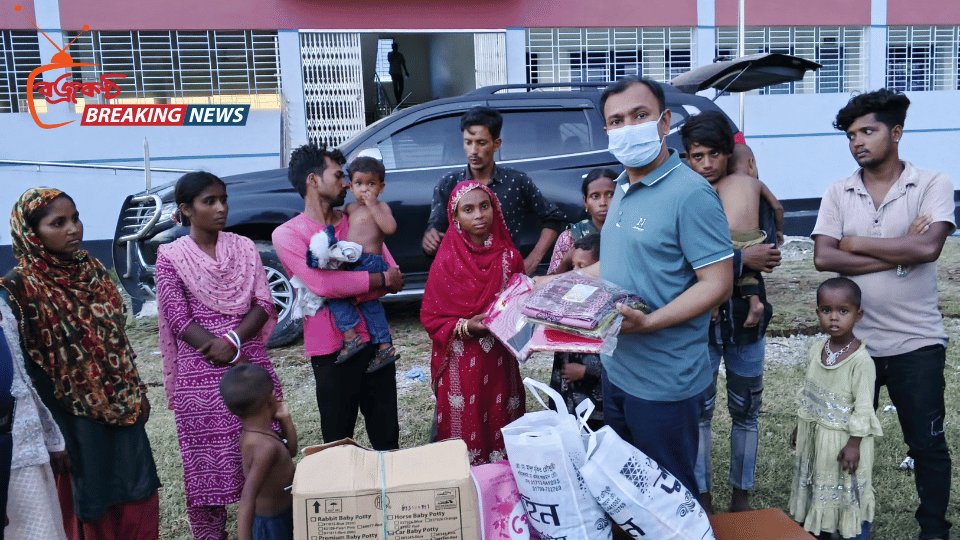 ছাতকে পুশইন করা ১৭জনকে মানবিক সহায়তা দিলেন ইউএনও