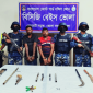 ভোলায় অস্ত্র গুলিসহ সিরাজ বাহিনীর দুই সদস্য আটক