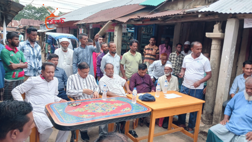 সুনামগঞ্জের নৈগাং বাজারে বিএনপির জনসভায় ৩১ দফা বাস্তবায়নের আহবাণ
