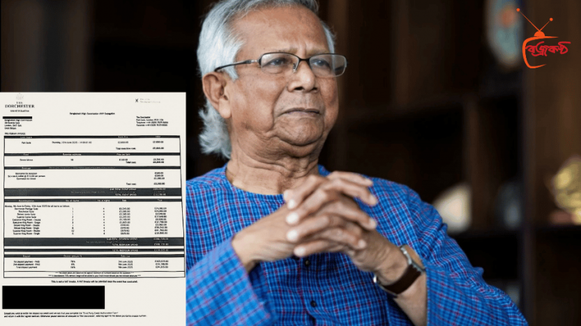 লন্ডনে বিলাসবহুল হোটেলে বিপুল ব্যয়ে রাষ্ট্রীয় অর্থ অপচয়-ড. ইউনূসের ভিআইপি সফর নিয়ে প্রশ্ন