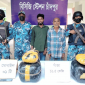চাঁদপুরে কোস্টগার্ডের অভিযানে গাঁজাসহ দুই মাদককারবারি আটক