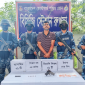 কোস্টগার্ডের নেতৃত্বে যৌথবাহিনীর অভিযানে বিদেশি পিস্তল ইয়াবাসহ আটক ১