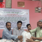 সুনামগঞ্জে বাউল কামাল পাশা সংস্কৃতি সংসদের উদ্যোগে সংস্কৃতিসেবীদের মধ্যে খাদ্যশস্য বিতরন