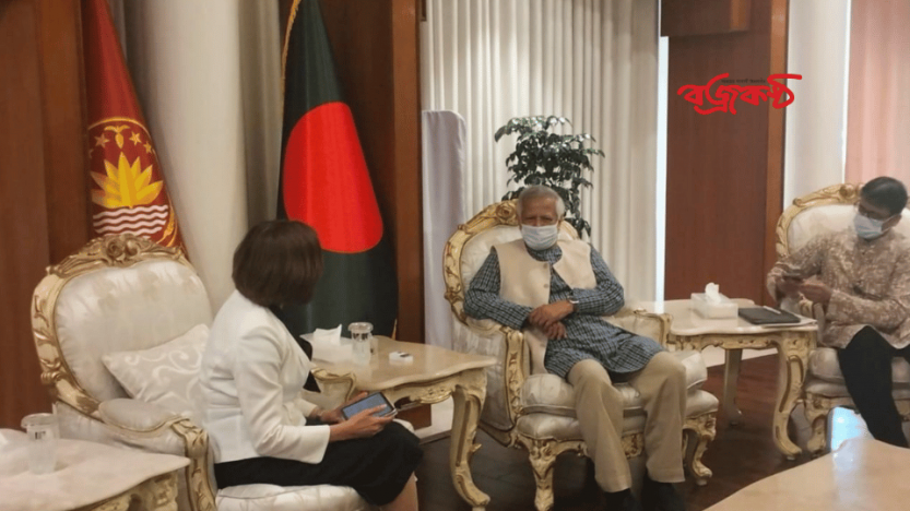 JICA’s Executive Senior Vice President Miyazaki met with Bangladesh’s Chief Adviser Yunus
