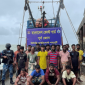 টেকনাফে কোস্টগার্ডের অভিযানে সামুদ্রিক   মাছসহ অবৈধ আর্টিসনাল ট্রলিং বোট জব্দ