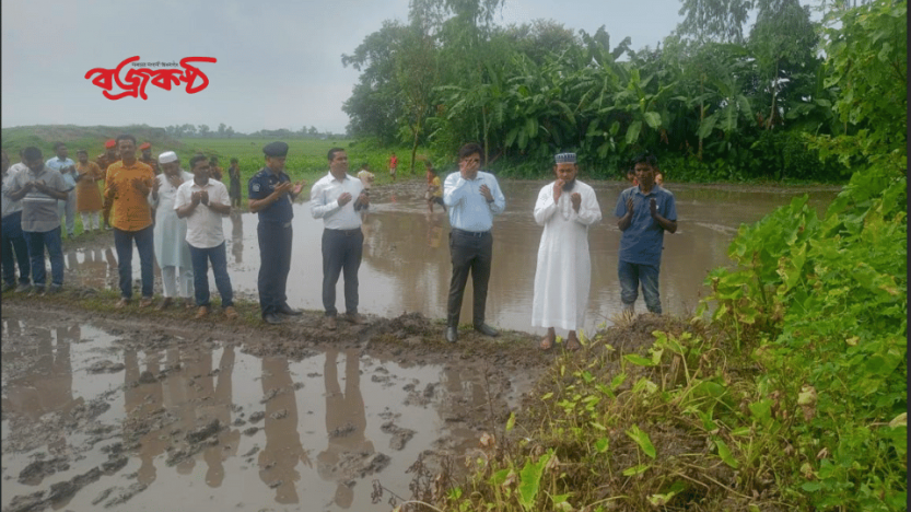 জুলাই শহিদ শামিমের কবর জিয়ারত উপজেলা প্রশাসনের