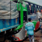 সোনাইমুড়ীতে দাঁড়িয়ে থাকা ট্রাকে বাসের ধাক্কা, চালক নিহত, আহত ১২