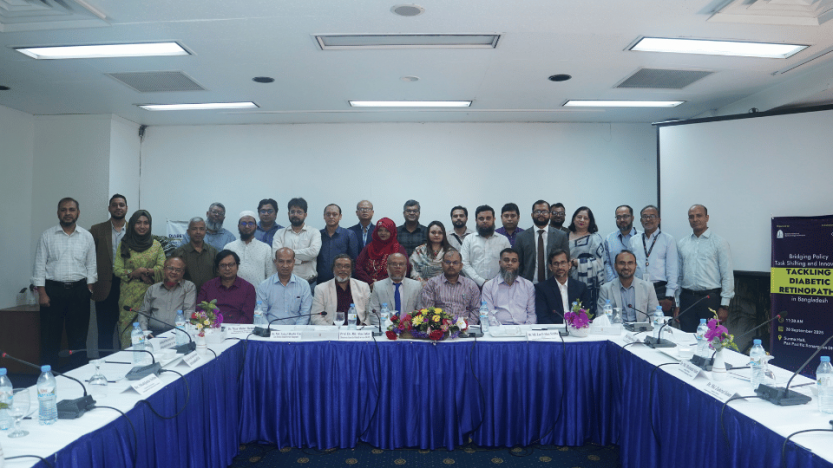 NIOH collaborates with Roche Bangladesh to host a roundtable discussion on tackling Diabetic Retinopathy