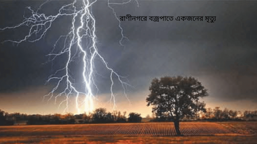 রাণীনগরে বজ্রপাতে একজনের মৃত্যু