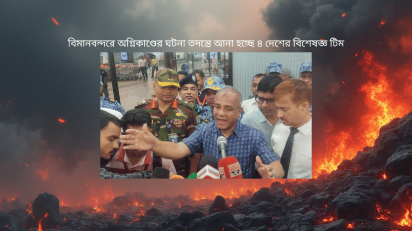 বিমানবন্দরে অগ্নিকাণ্ডের ঘটনা তদন্তে আনা হচ্ছে ৪ দেশের বিশেষজ্ঞ টিম