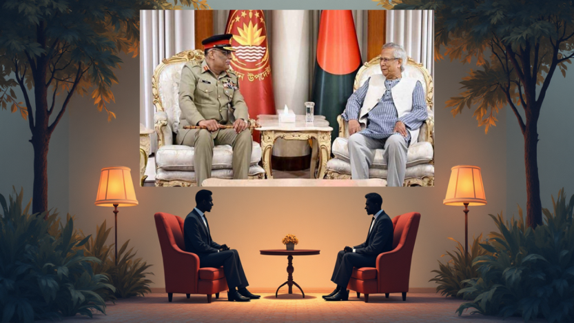 প্রধান উপদেষ্টার সঙ্গে পাক যৌথ বাহিনীর চেয়ারম্যানের সৌজন্য সাক্ষাৎ