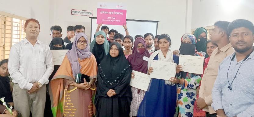 জয়পুরহাটে ব্র্যাকের স্বপ্নসারথি গ্র্যাজুয়েশন অনুষ্ঠান-4