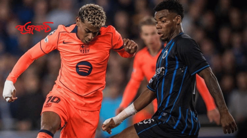 তিনবার পিছিয়ে পড়ে সমতায় পয়েন্ট ভাগিয়ে নিলো বার্সা