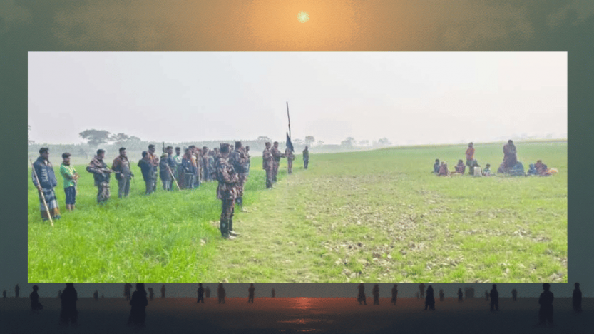 দৌলতপুর সীমান্ত দিয়ে ১৪ ভারতীয়কে পুশইনের চেষ্টা,বিজিবির বাধায় পতাকা বৈঠকে ফেরত