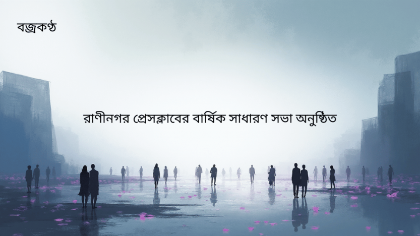 রাণীনগর প্রেসক্লাবের বার্ষিক সাধারণ সভা অনুষ্ঠিত