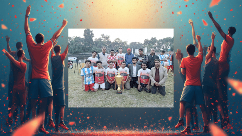 শিবগঞ্জে উপজেলা প্রশাসন ফুটবল উৎসব টুর্নামেন্টের ফাইনালের পুরস্কার বিতরণ