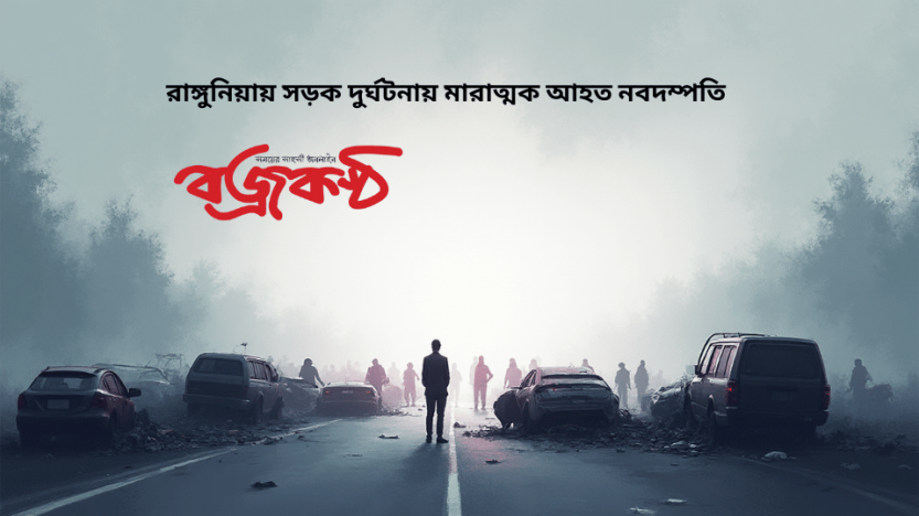 রাঙ্গুনিয়ায় সড়ক দুর্ঘটনায় মারাত্মক  আহত নবদম্পতি