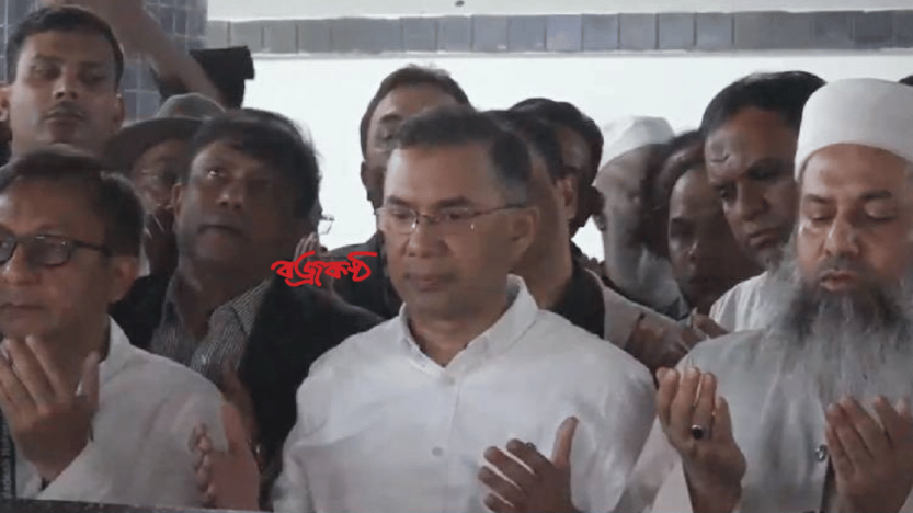 শাহজালালের মাজার জিয়ারত করলেন তারেক রহমান