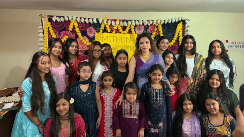 ব্রঙ্কসে মিথান ড্যান্স একাডেমির বর্ষপূর্তি উদযাপন।