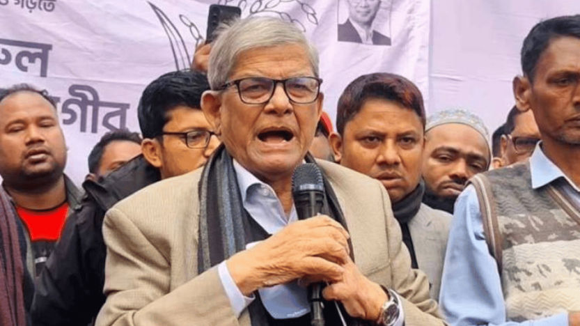 দেশের মানুষ জেগে উঠেছে, কেউ নির্বাচন ঠেকাতে পারবে না : মির্জা ফখরুল