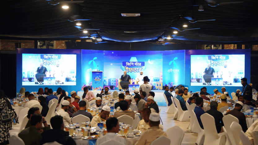 গাজীপুর-ময়মনসিংহের বিশেষ গ্রাহকদের নিয়ে গ্রামীণফোনের ইফতার
