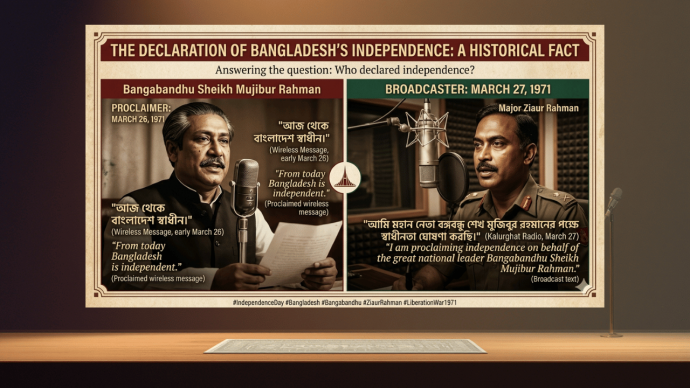 The Declaration of Bangladesh’s Independence