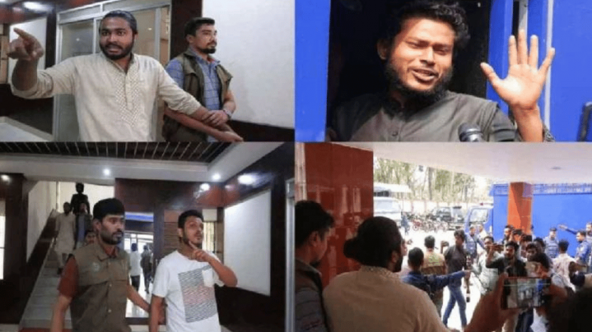 ঝিনাইদহে বাসে আগুন ও পাম্প ভাঙচুরের ঘটনায় বৈষম্যবিরোধী ছাত্র আন্দোলনের ৭ নেতা গ্রেফতার