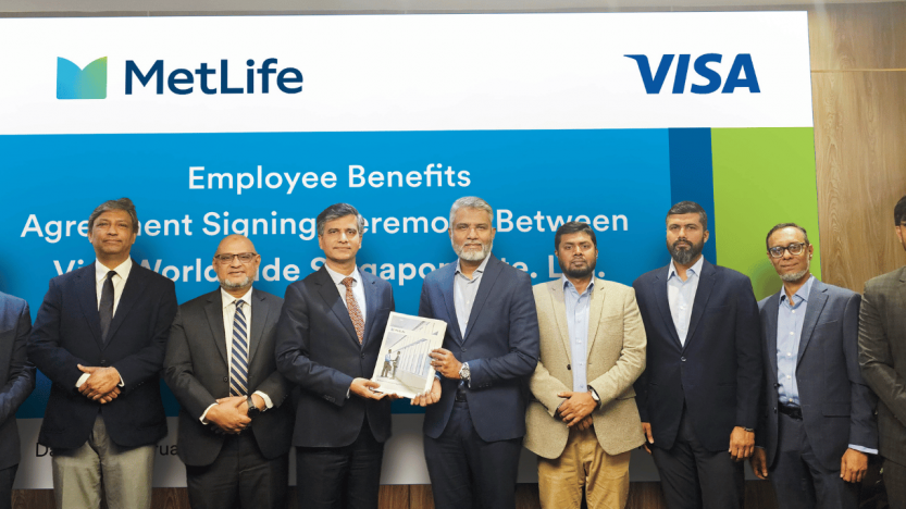 Visa employees to receive insurance coverage from MetLife Bangladesh