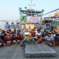 বঙ্গোপসাগরে অবৈধ ট্রলিং বোট  জাল ও মাছসহ ৩৭ জেলে আটক