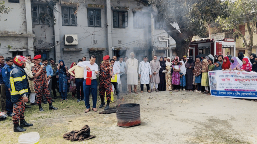 রাণীনগরে জাতীয় দুর্যোগ প্রস্তুতি দিবস পালিত
