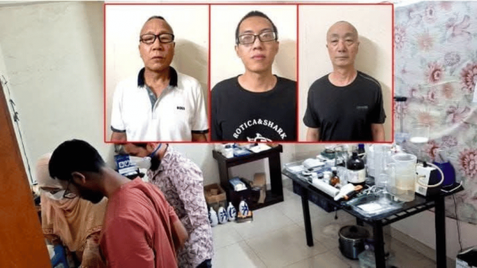 উত্তরায় ভয়ঙ্কর মাদক ‘কেটামিন’ তৈরির ল্যাব: ৩ চীনা নাগরিক গ্রেফতার