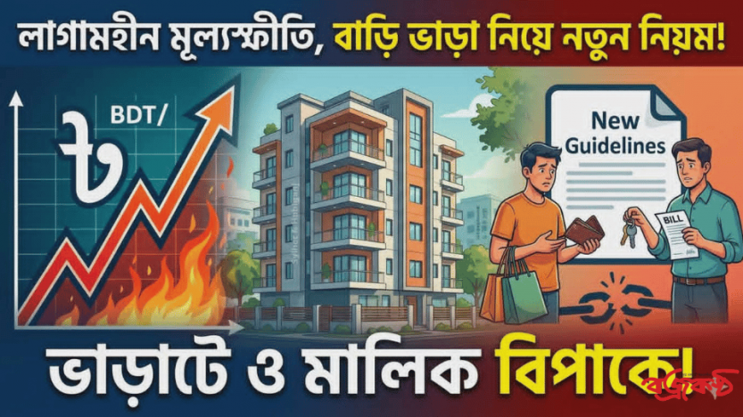 লাগামহীন মূল্যস্ফীতি: বাড়ি ভাড়া নিয়ে নতুন গাইডলাইন জারি, বিপাকে ভাড়াটে ও মালিক উভয়েই