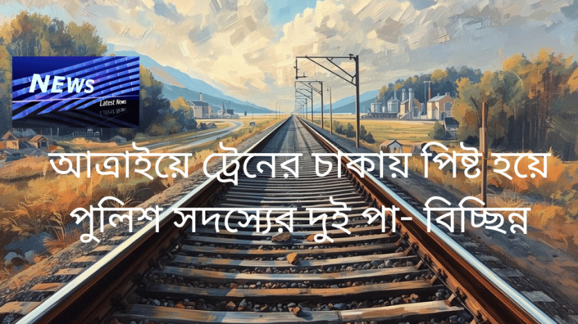 আত্রাইয়ে ট্রেনের চাকায় পিষ্ট হয়ে পুলিশ সদস্যের দুই পা- বিচ্ছিন্ন