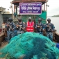 মহিপুরে বেহুন্দী জাল ও সামুদ্রিক  মাছসহ ট্রলিং বোট জব্দ