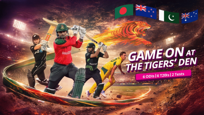 Watch Bangladesh vs New Zealand, Pakistan & Australia Live on Toffee from April 17
