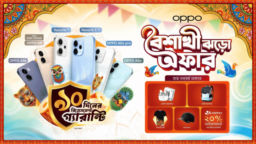 OPPO Becomes One & Only Phone Brand to Announce 90 Days Replacement Guarantee this Pohela Boishakh