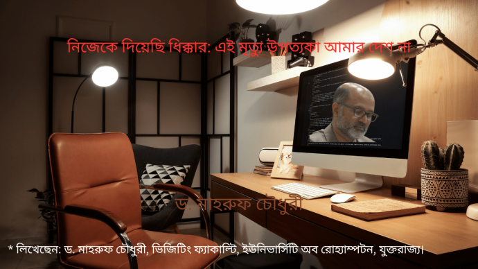 নিজেকে দিয়েছি ধিক্কার: এই মৃত্যু উপত্যকা আমার দেশ না