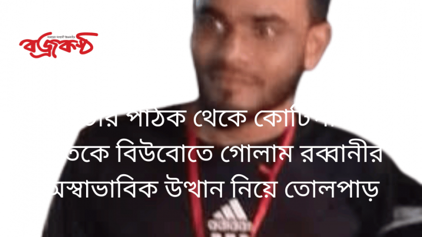 মিটার পাঠক থেকে কোটিপতি! ছাতকে বিউবোতে গোলাম রব্বানীর অস্বাভাবিক উত্থান নিয়ে তোলপাড়