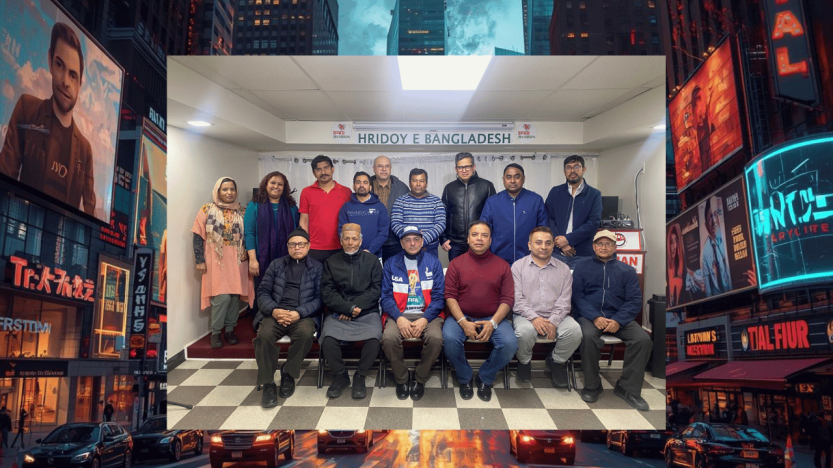 ব্রঙ্কসে হৃদয়ে বাংলাদেশের সভা অনুষ্ঠিত।