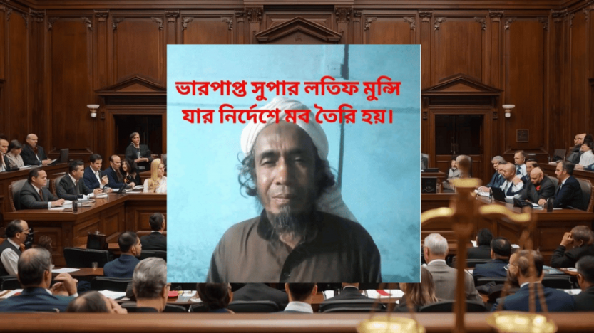 কাপনা মাদ্রাসার শিক্ষক লতিফকে জেলহাজতে প্রেরণ করেছে আদালত