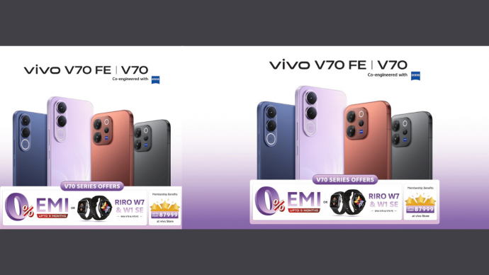 vivo Launches V70 FE and V70, Redefining Mobile Photography and Performance