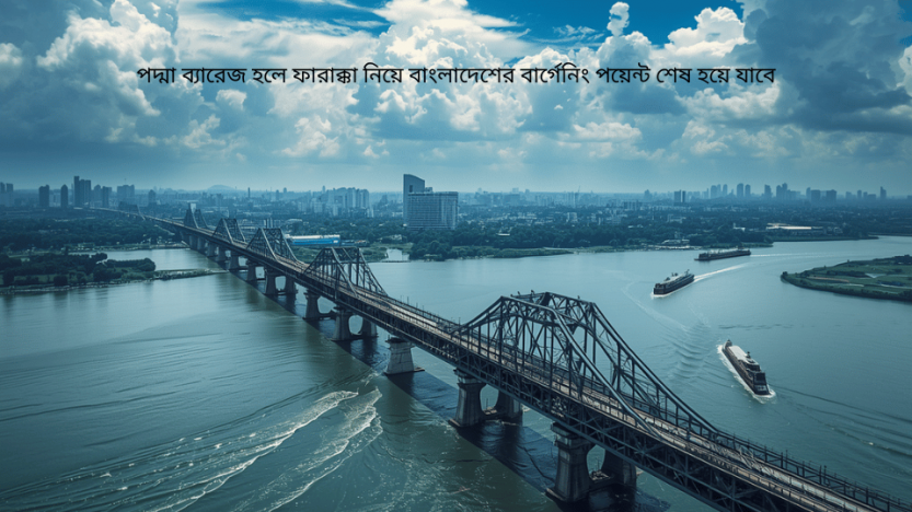 পদ্মা ব্যারেজ হলে ফারাক্কা নিয়ে বাংলাদেশের বার্গেনিং পয়েন্ট শেষ হয়ে যাবে